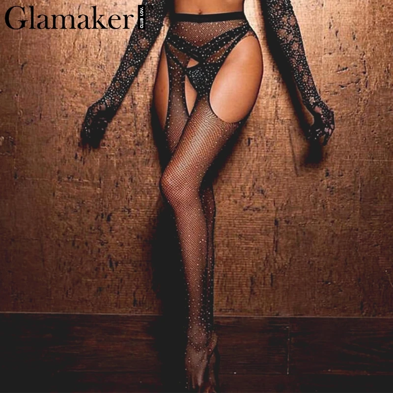 Mesh Rhinestone Fishnet Stocking 1 Mesh Rhinestone Fishnet Stocking 1