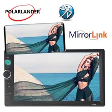 5 languages 2 din Car radio MP5 MP4 player Touch screen car bluetooth FM TF USB