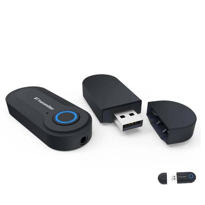 Bluetooth передатчик с разъемом 3 5 мм беспроводной адаптер V4.0 стерео аудио черного