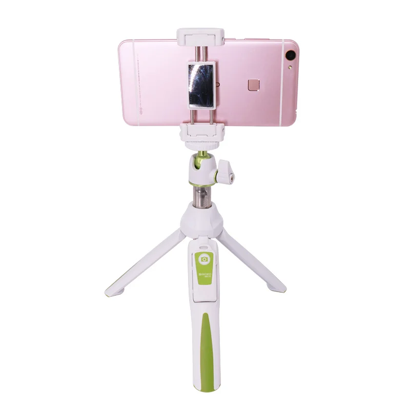 BENRO 33 inch ручной и мини-штатив 3 в 1 Автопортрет монопод телефон Selfie stick W Bluetooth пульт дистанционного управления для Iphone 8 GoPro