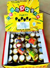 72pcs/lot Cheer UP Wedding Birthday Events Party Popper Champagne,Celebrate Paper Celebration Firecracker Party Supplies