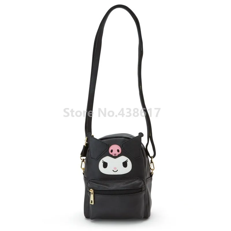 Новая милая сумка-мессенджер из искусственной кожи для девочек с милым котенком мой Мелодия котом куроми маленькая задняя упаковка женские сумки через плечо - Цвет: Kuromi
