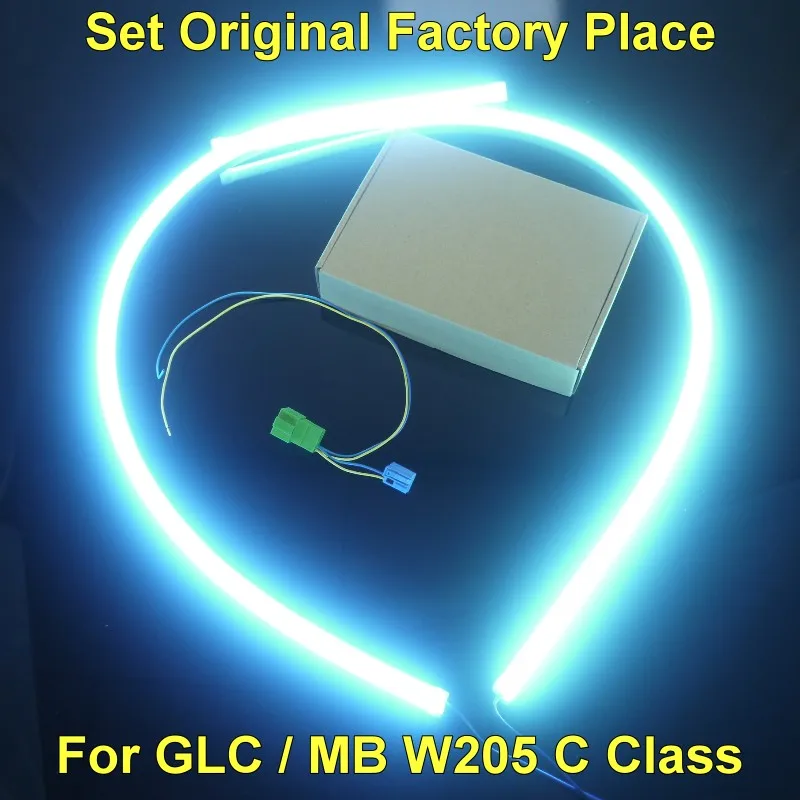 For Mercedes Benz C MB W205 or GLC 2014 2015 2016 Dashboard Interior OEM Original Factory Atmosphere advanced Ambient Light Brigh Package