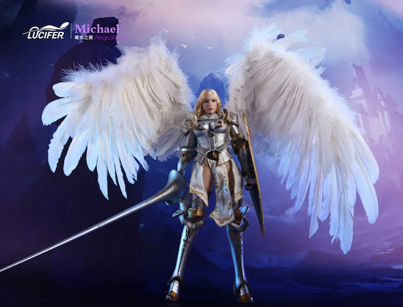 Полный комплект Люцифера LXF1703 Wings of Dawn костюм броня меч вер/Ангел Вер 12 дюймов