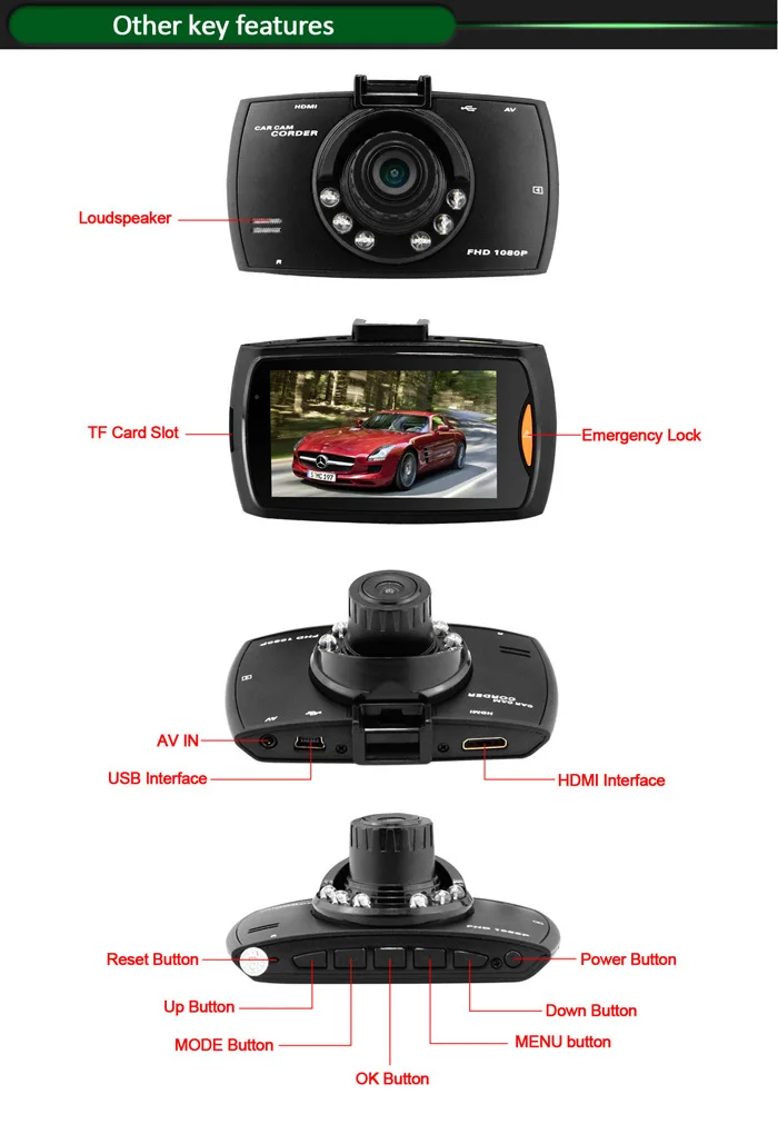 Видеорегистратор car camcorder fhd 1080p инструкция на русском