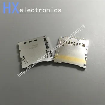 

Free shipping 100PCS Original SD Card Socket AXA2R73061P Selp Push 9P Connector Socket
