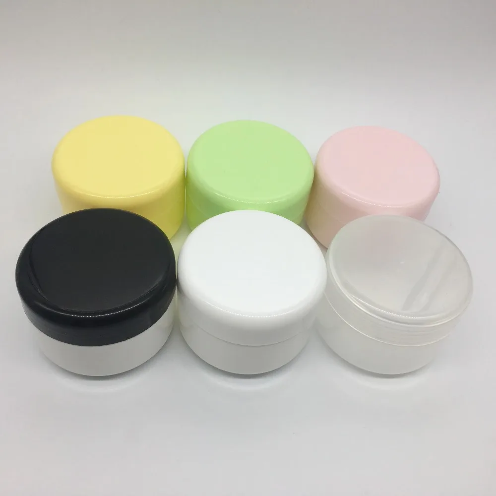 50pcs/lot 100g/100ml Fashionable Empty Plastic Acrylic Cosmetics Cream