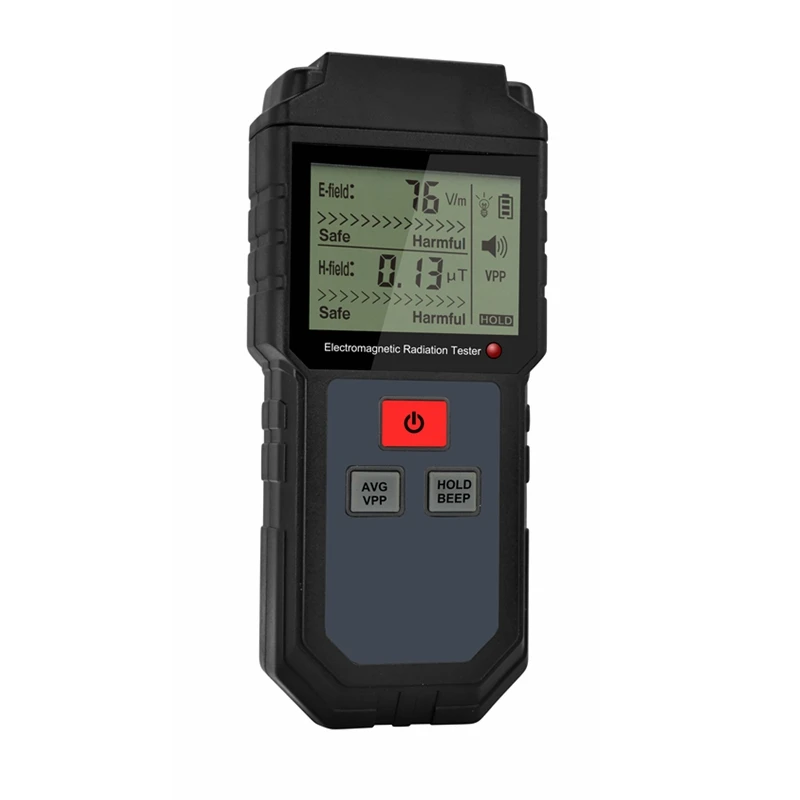 Electromagnetic Radiation Tester Portable Digital LCD Electric Magnetic Field EMF Meter Dosimeter Detector For Computer Phone radiation detector emf meter tester