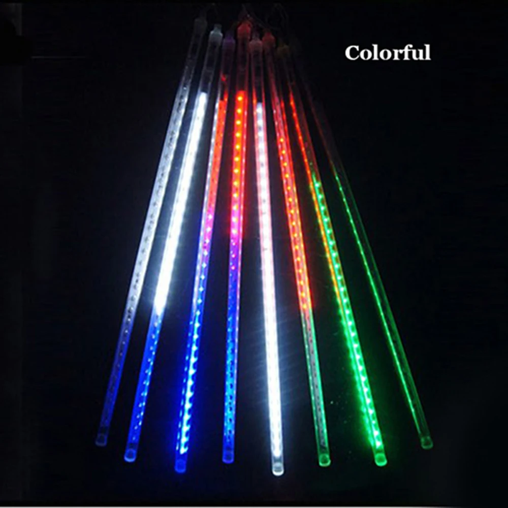 

ZINUO 8pcs/Set Led String Lamp 30CM Meteor Shower Rain Tubes LED String Fairy Garland For Wedding Party Garden Xmas String Light