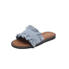 2019 sweet Korean version of the fashion fungus lace design shoes summer flat with women's sandals and slippers цена 2019 sweet Korean version of the fashion fungus lace design shoes summer flat with women's sandals and slippers цены онлайн