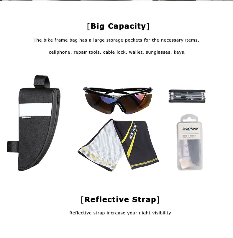 Flash Deal 2018 Cycling 1L Bike Bicycle Front Frame Top Tube Bag Water Resistance MTB Bag Pannier Pouch Black 6 Flash Deal 2018 Cycling 1L Bike Bicycle Front Frame Top Tube Bag Water Resistance MTB Bag Pannier Pouch Black 6