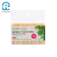 FURGERIN одноразовая зубочистка коробка деревянные зубочистки декоративные бамбуковая зубочистка праздничные зубочистки зуб палочки Finger еда