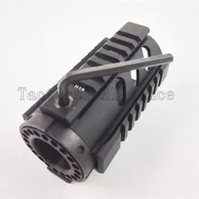 Тактический страйкбол 4 ''дюйма свободном Quad Handguard направляющая трубка AR-15 M16 M4 Handguard RAS на открытом воздухе AR. 223/5. 56 Охота стрельба