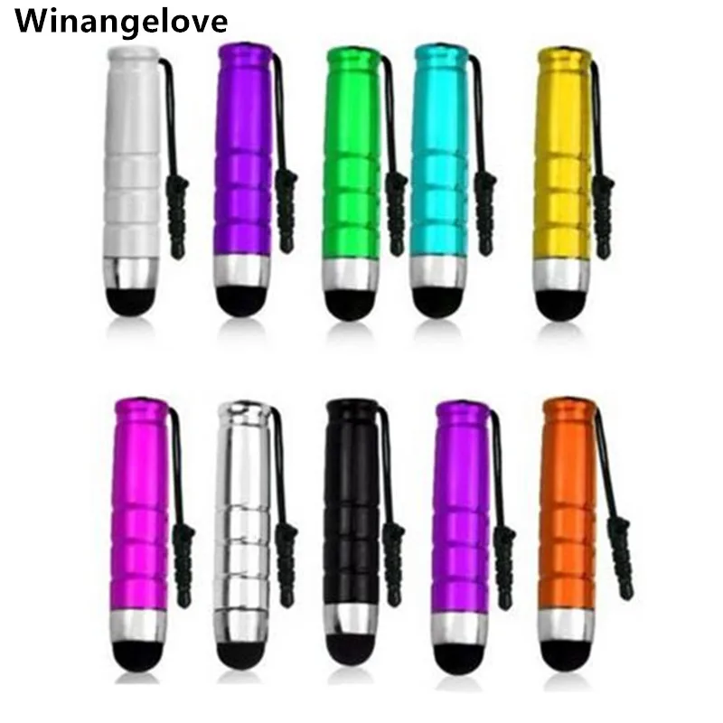 

Winangelove 500pcs/ lot Universal mini Stylus capacitive dust plug Touch Pen For iphone for samsung and other tablets