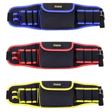 Y4 большой Ёмкость Портативный обхват талии-тип Электроинструмент плотник ремонт пояс для инструментов с чехлом UV FLD CPL J3