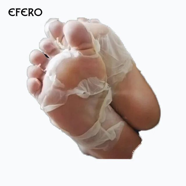 efero 3 pair feet mask socks for peeling dead skin cuticles removal