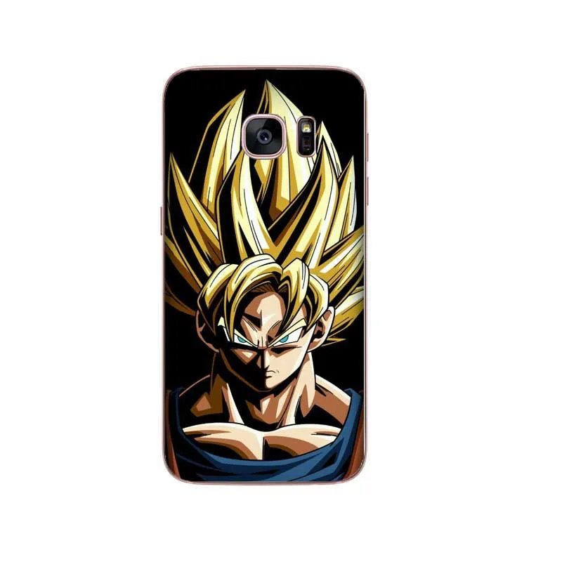 Dragon Ball z goku DragonBall Coque Shell чехол для телефона мягкий ТПУ чехол для samsung S7 EDGE S8 S9 S9 PLUS S10 S10 PLUS NOTE 8 - Цвет: Прозрачный