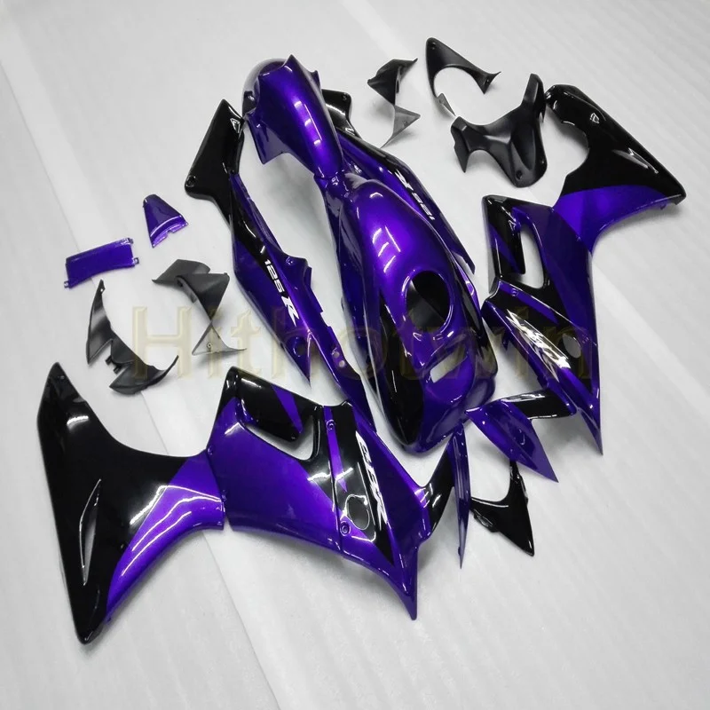 Free bolts+Custom purple motorcycle body kit for HONDA CBR125R 2002