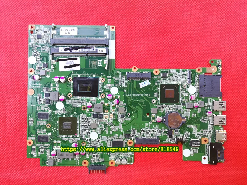

701699-501 fit for hp HP PAVILION 15T-B000 15-b002TX motherboard 701699-001 DA0U36MB6D0 REV:D mainboard HM77 630M/1G I3-3217U