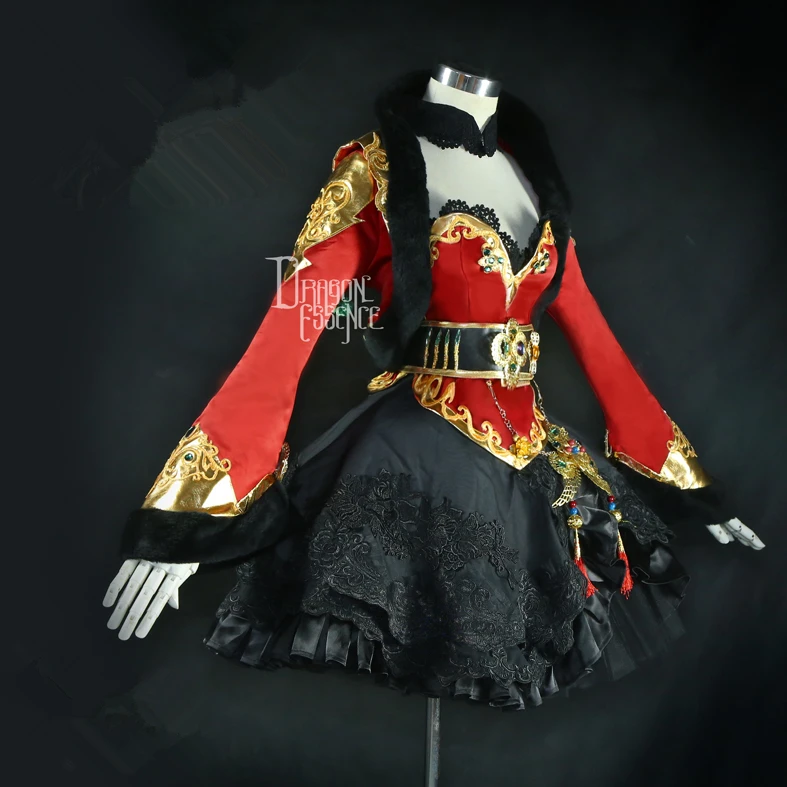 

[Customized] 2018 Game LOL Female Caitlyn Spring New Skin Uniform Cosplay Costume Full Set For Halloween Carnival Free Shipping.