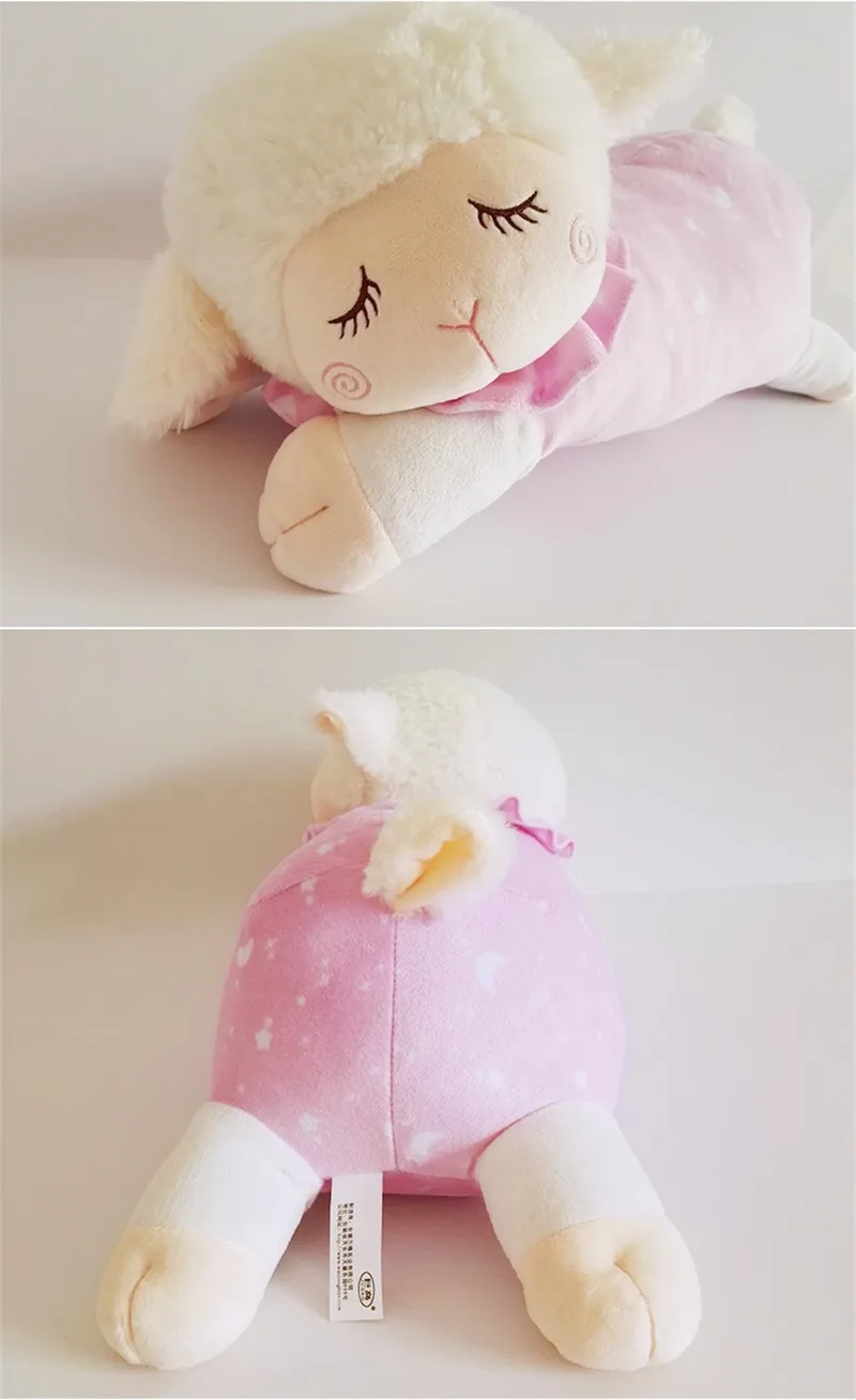 Super Soft Sweet Sheep Plush Toys Baby Kids Sleeping Comfort Stuffed Dolls Children Friends Lovers Gift 364656cm (1)