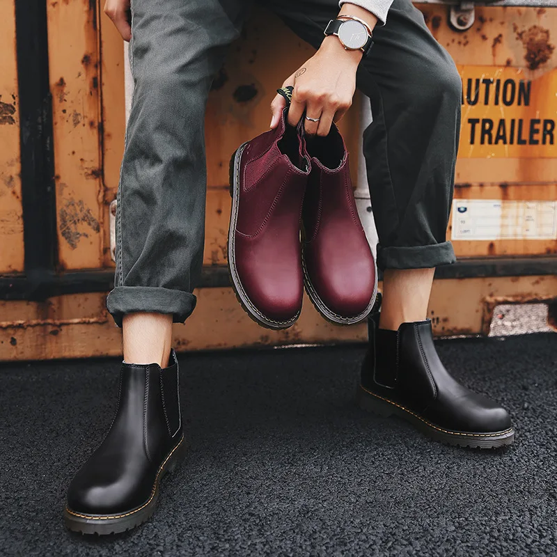 Nautical coat + chelsea boots #menstyle #dapper men street style fashion brought