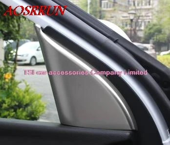 

2PCS/SET Car Styling ABS Front Door Internal the triangle Chromium Plating Sequins fit For Renault Kadjar 2015 2016 accessories