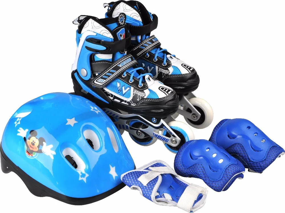 New design flashing kids skating shoes children roller skating roller