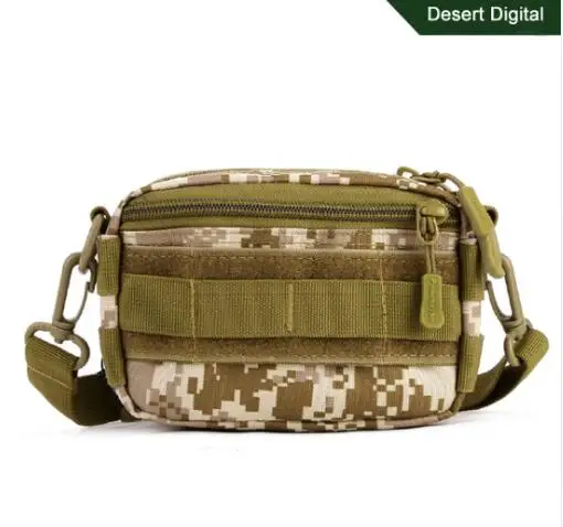 Тактическая Военная сумка-мессенджер для спорта на открытом воздухе, военная поясная сумка для походов и походов - Цвет: Desert digital