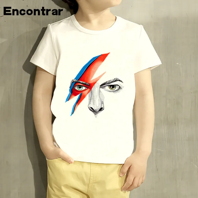Enfants Bowie David Bowie Ziggy Stardust conception bébé garçons/fille T-Shirt enfants drôle à manches courtes hauts enfants mignon T-Shirt,HKP515