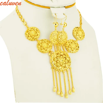 

Dubai Jewelry sets Jewelry Women Wedding Gold Color African/Eritrea/Ethiopian/Arabic/Oman Habesha Wedding Gifts