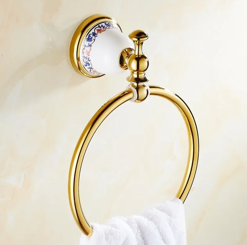 2016 NEW Bathroom Accessories Euro Luxurious Design Towel Ring /Fashion