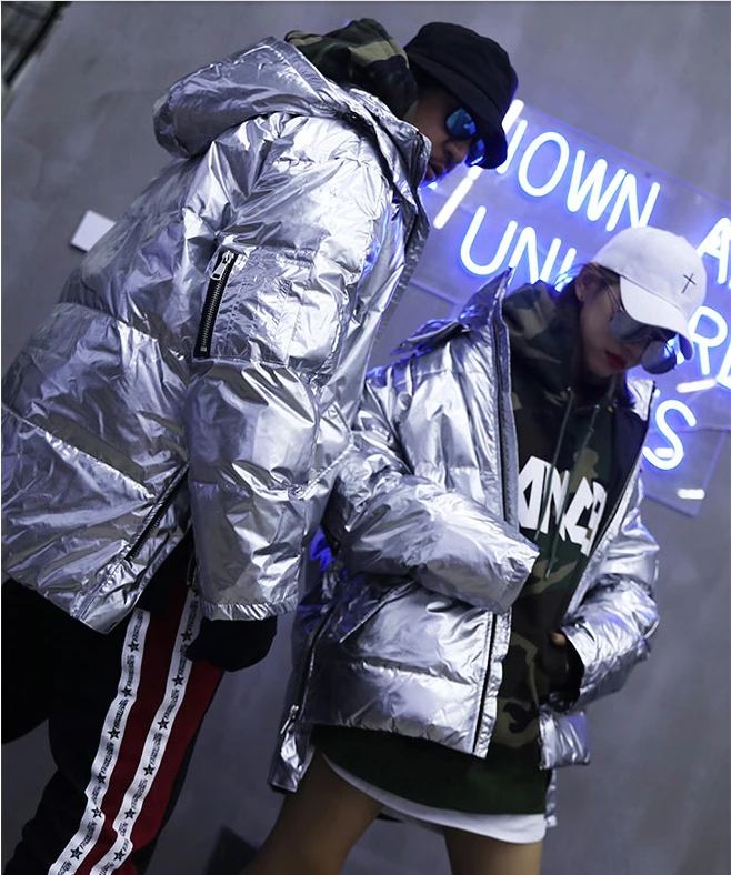 lovever Womens Winter Casual Long-Sleeved Hooded Puffer Down Jacket from Zipper Jacket