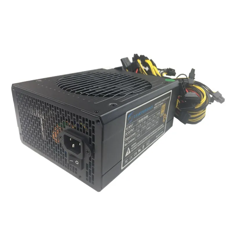 ATX 1600w 1600W PC Computer Power Supply 1600W ATX PSU For rx 470 rx 570 rx 480 serwer rx 570 bitcoin miner ethereum asic s9