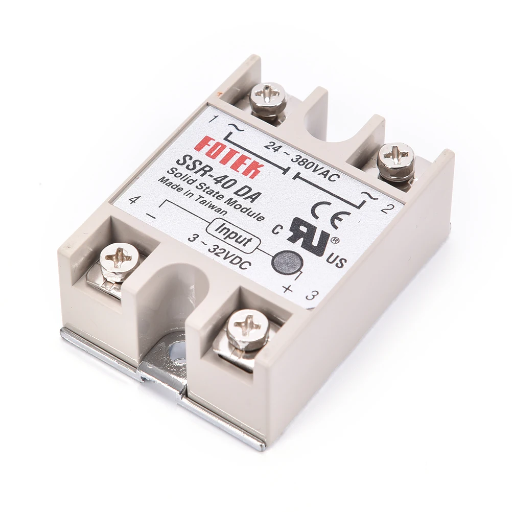 Промышленное твердотельное реле SSR 40A с защитным флагом 40DA DC control AC 1 шт.|Реле| |