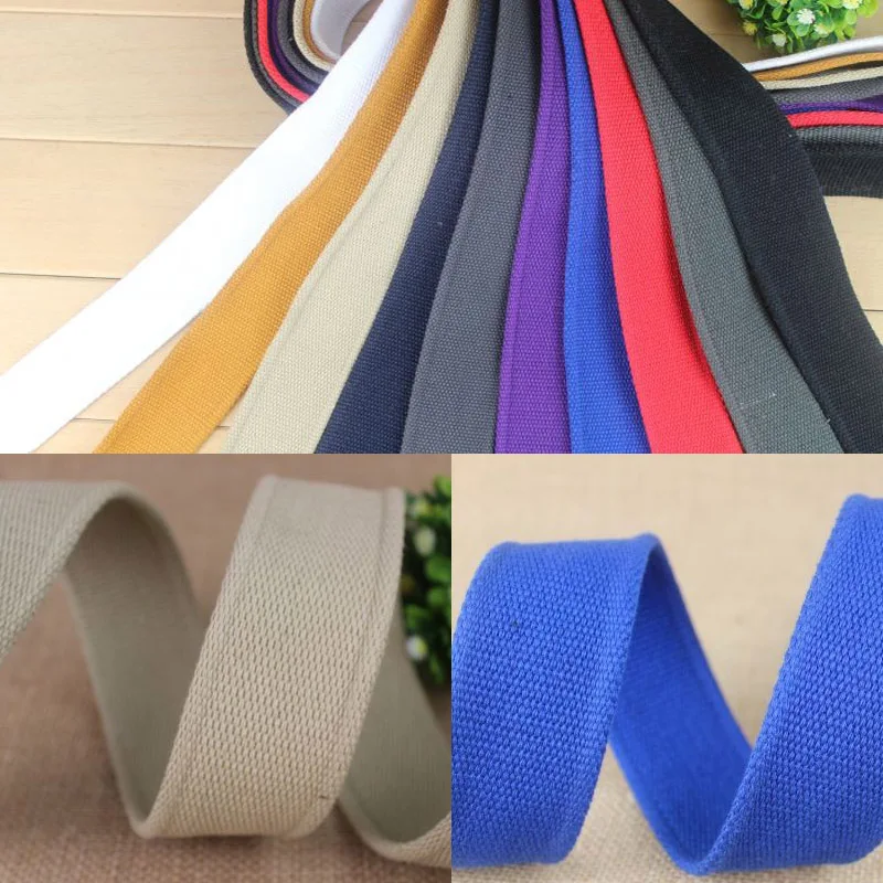 

2 Meter 4.5cmWidth Thick Polyester Cotton Webbing Bag Straps Belt Sling Seat belt webbing Very Strong Thickness 2.2mm