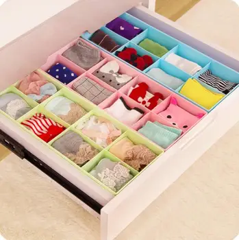 

Large Underwear Organizer Socks Panties Storage Box Classification Finishing Plastic Box