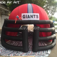 Подгонянный надувной шлем туннельная палатка, пройти через входной туннель путь для NFL спортивного события игры