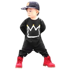 Bbay Clothes Overall Children’s Winter Rompers Boy Black Toddler Kids Cotton Jumpsuit Playsuit Clothing Autumn Outfit