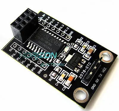 

5V-3.3V Wireless STC15L204 MCU AMS1117 Driver Board +NRF24L01 UART Interface
