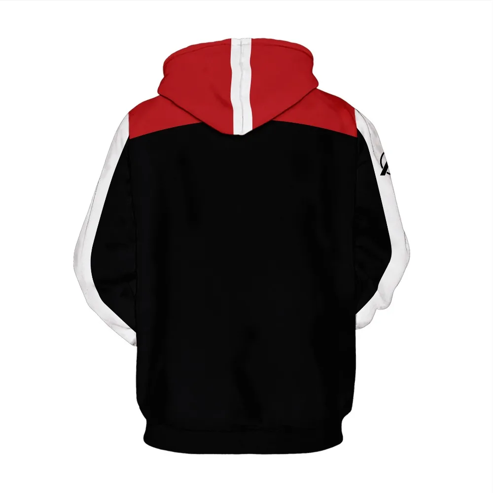 The Avengers Endgame Quantum Realm Cosplay Costume 3D print Hoodies Men Hooded Avengers Zipper End Game Sweatshirts anime hoodie