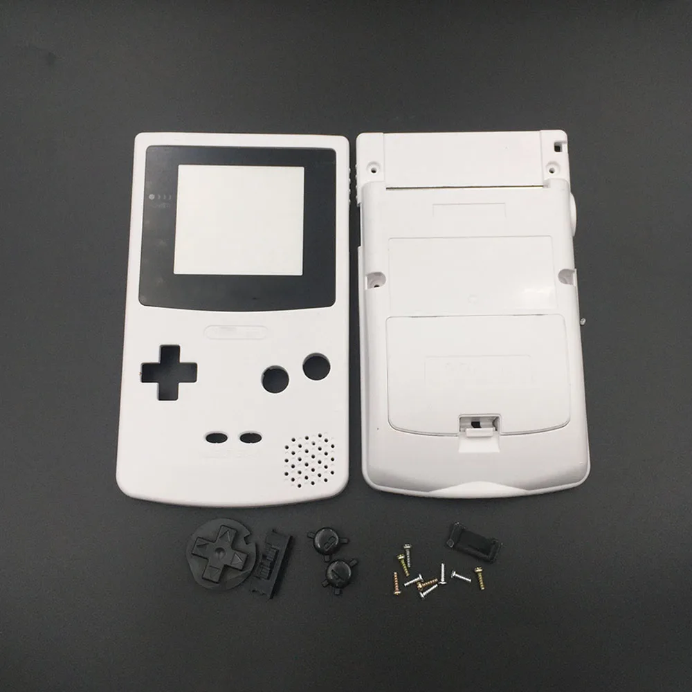 Белый и серый для nintendo GBC Запчасти для Gameboy сменный корпус/Оболочка Чехол для кожи