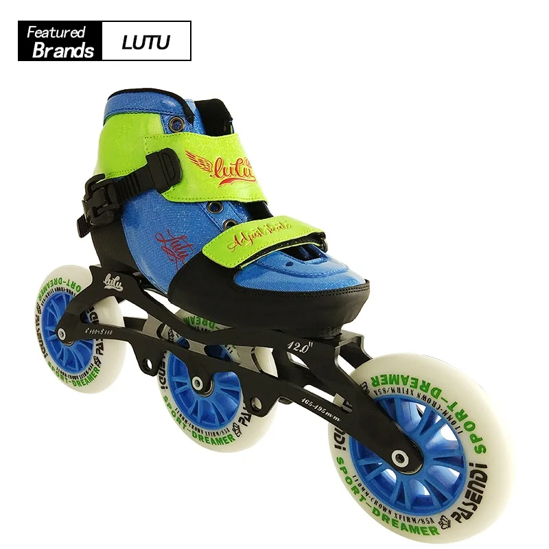 المهنية قابل للتعديل الاطفال زلاجات دوارة التمهيد الفتيات سرعة أحذية التزلج الفتيان مضمنة تزلج ضبط 3 أو 4 عجلات 4 كبيرة Patines