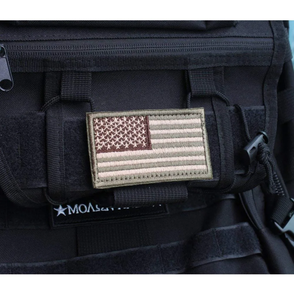 Нашивки с американским флагом, американские тактические военные нашивки для одежды, нашивки в полоску, тонкие синие нашивки с крючками и петлями