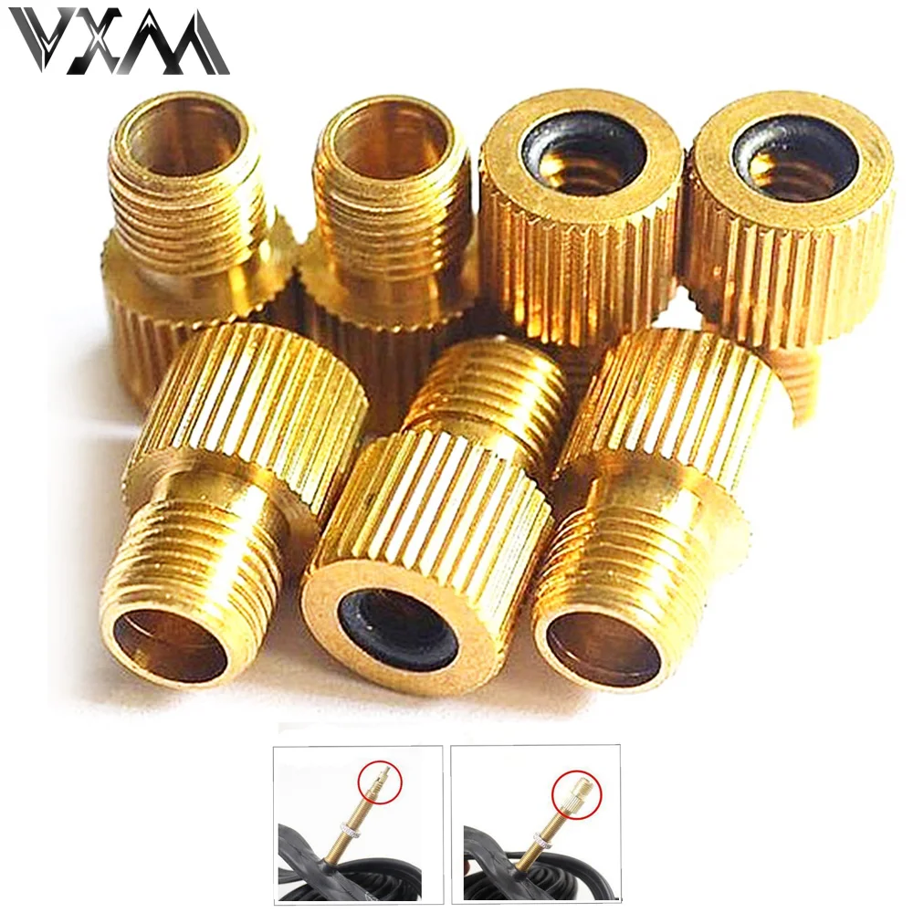 

VXM 7pcs/lot Bicycle Bike Presta to Schrader Tube Pump Tire Gas Valve Adapter Convert Repair Bomba Bicicleta Bicycle Wastgate