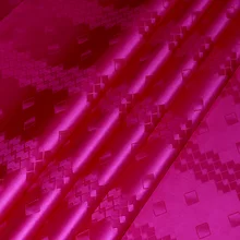 Роза красная кружевная ткань высокое качество в африканском стиле фут Gerzner Nouveau хлопок вышитые ткани Гвинейская парча кружева 5 м/лот