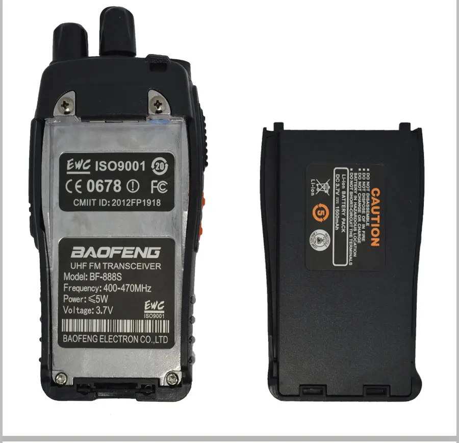 2 шт./компл. baofeng BF-888S Walkie Talkie Портативный радио UHF 400-470 мГц BF 888 S ФИО Comunicador передатчик трансивера