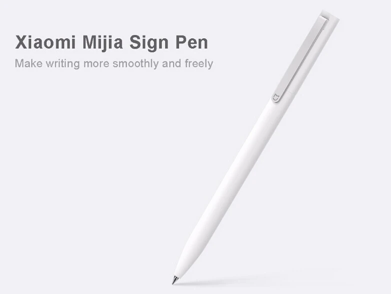Xiao mi jia Sign Pen mi Pen 9,5 мм ручка для подписи PREMEC гладкая швейцарская заправка mi Kuni японские чернила лучший подарок - Цвет: 1 Pen only