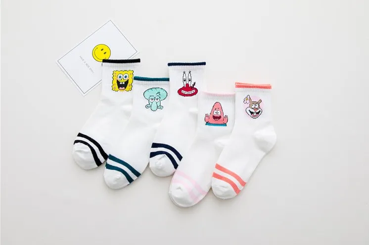 YTZ-083 милые элегантные милые Kawaii милые мультипликационный персонаж Животные короткие носки женские Харадзюку милый узорный лодыжки носки до лодыжки