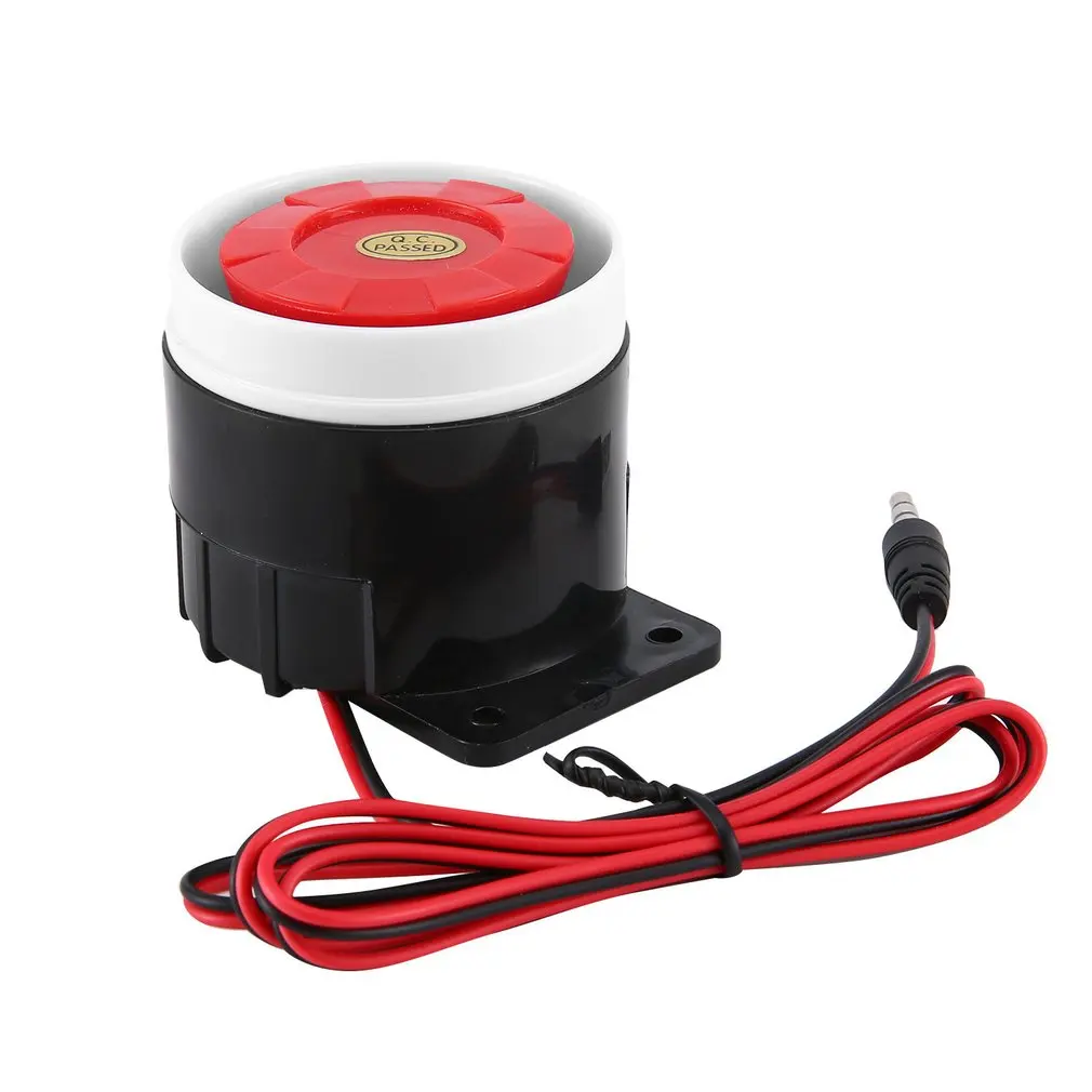 

12V DC Piezo Electronic Buzzer Alarm Siren Security Horn Electronic Buzzer Alarm Siren Security Horn 120 dB Alarm Siren